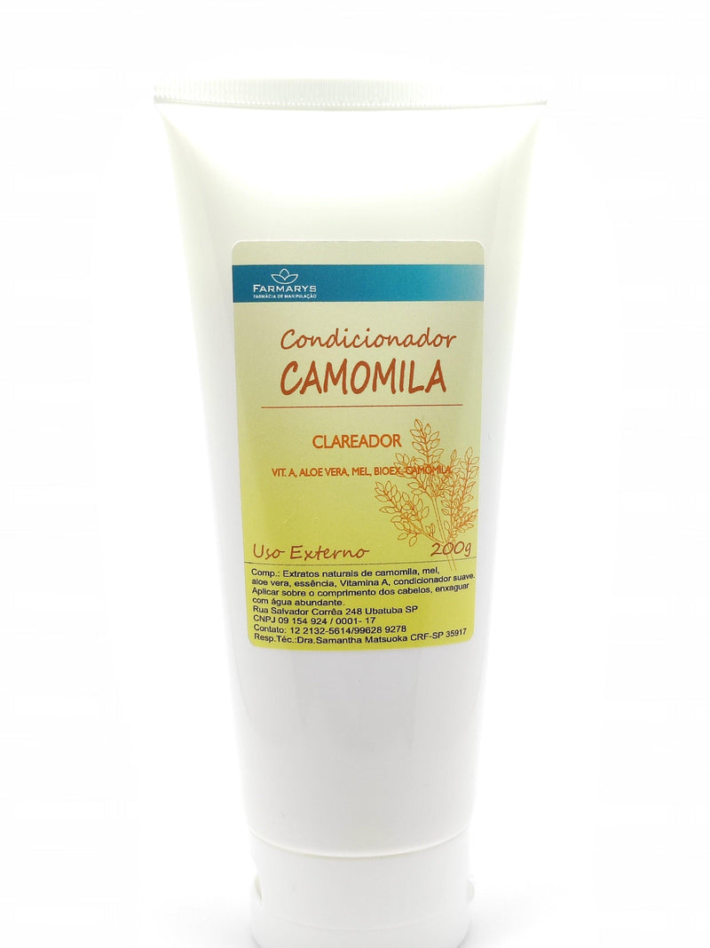 CONDICIONADOR CAMOMILA CLAREADOR 200G - MELHORA OS DESTAQUES E ILUMINA O CABELO. - Farmarys I Compre Com o Melhor Preço - Qualidade é na Farmarys