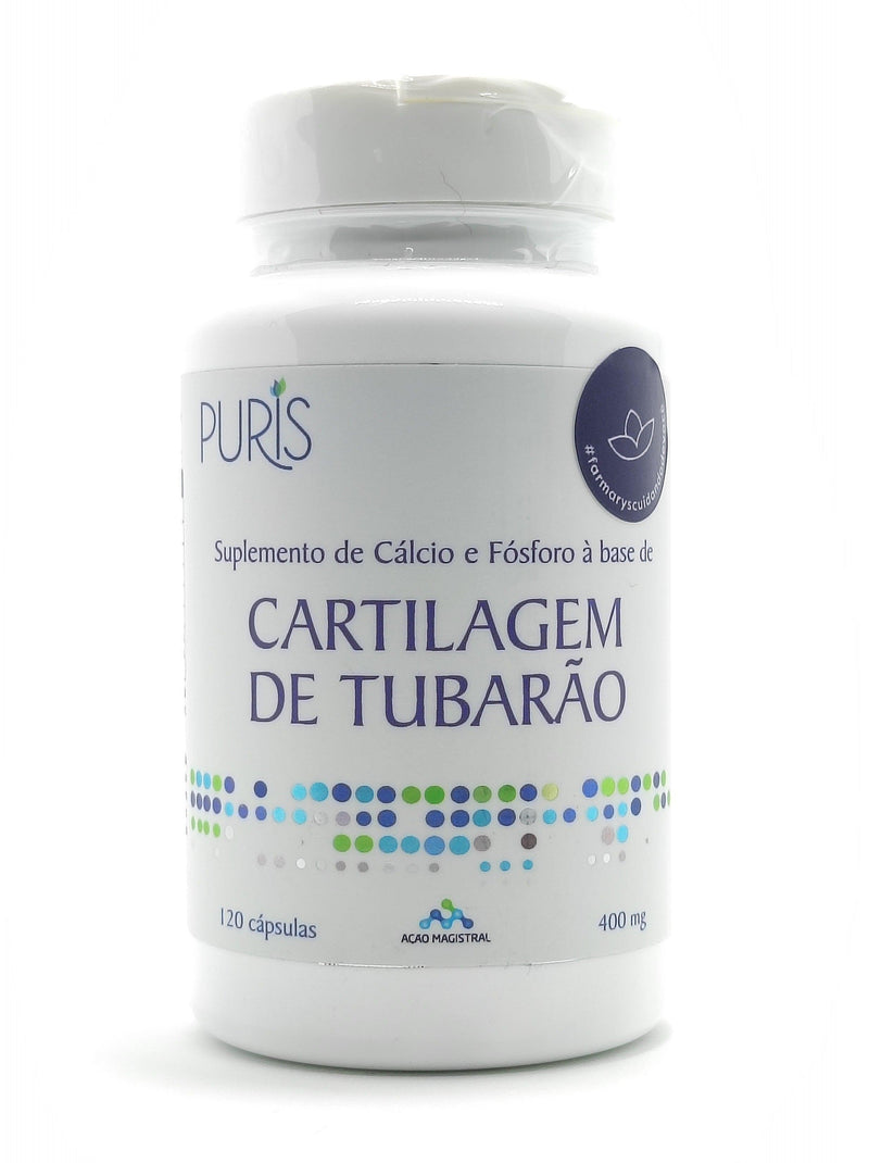 Cartilagem de Tubarão 400mg 120 Cápsulas - Farmarys I Compre Com o Melhor Preço - Qualidade é na Farmarys