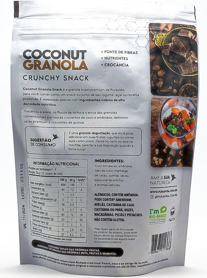 COCONUT GRANOLA DARK CHOCOLATE - Farmarys I Compre Com o Melhor Preço - Qualidade é na Farmarys